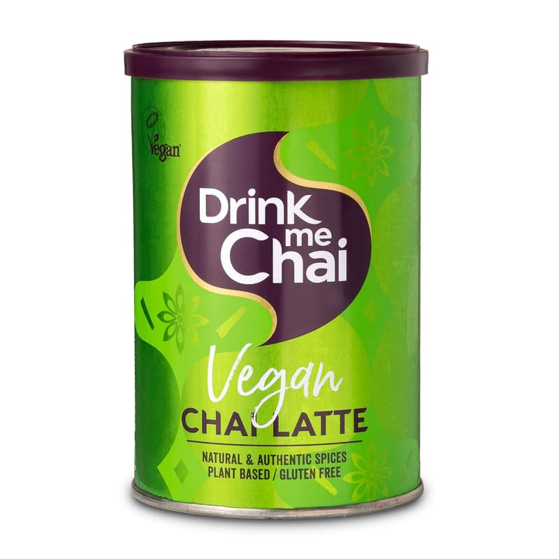 Veganes Chai Latte Pulver 250g – Einfach mit Wasser zubereiten, 16 Portionen