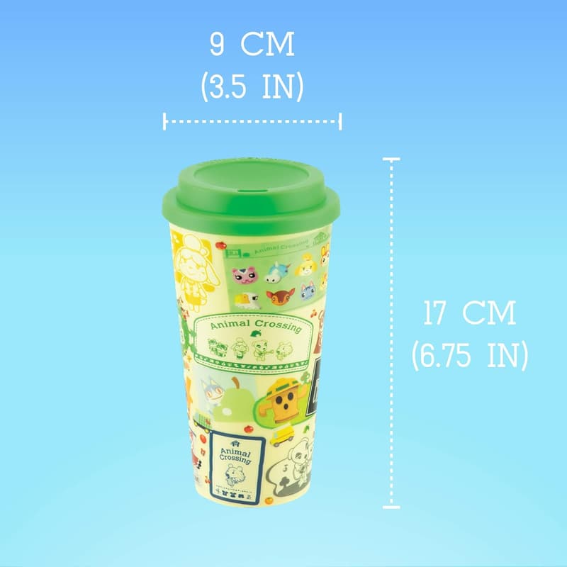 Animal Crossing Reisebecher aus Kunststoff, lizenziertes Zubehör