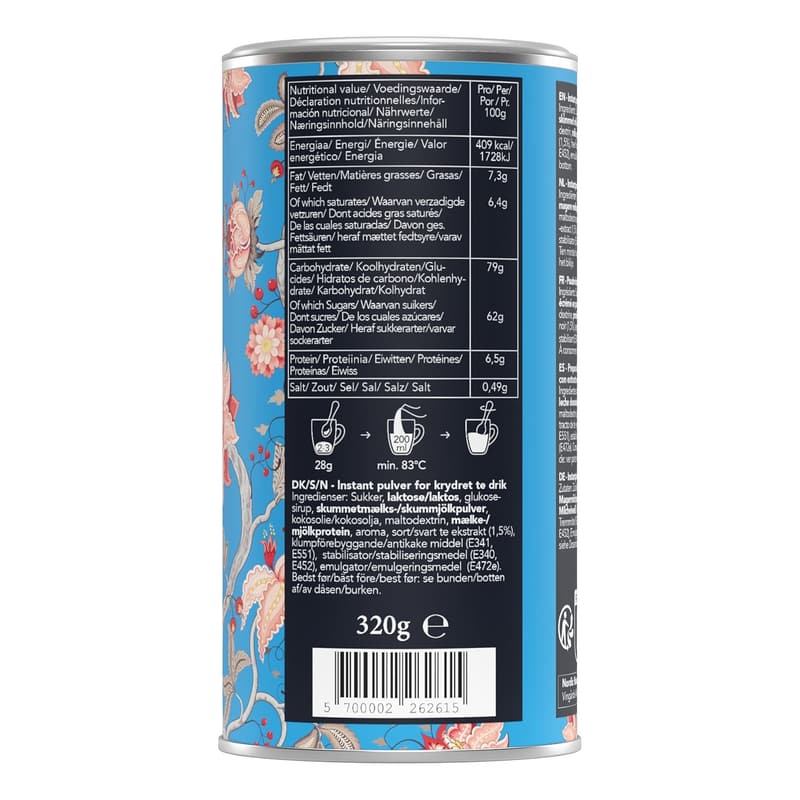 Chai Latte Instant-Tee-Mischung | Vanille-Dream | 320g