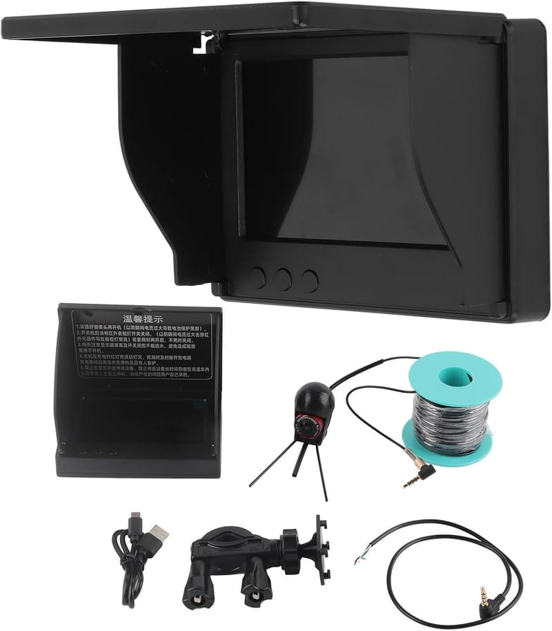 4,3-Zoll IP67 wasserdichte Unterwasser-Angelkamera mit DVR