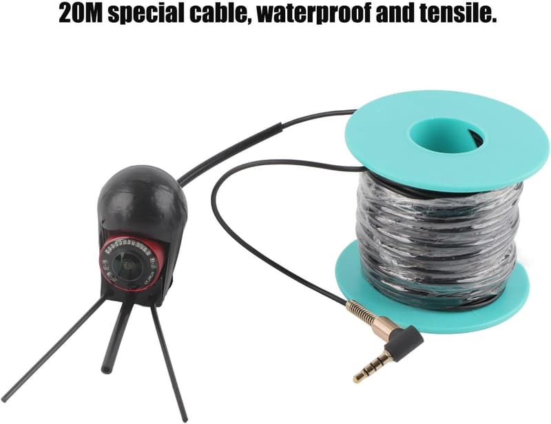 4,3-Zoll IP67 wasserdichte Unterwasser-Angelkamera mit DVR