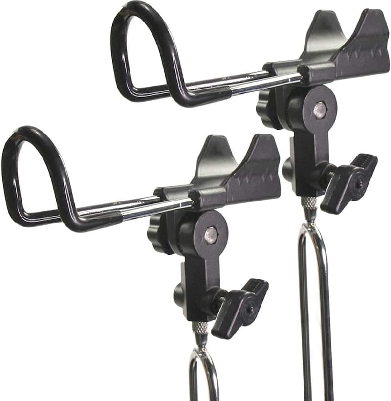 Verstellbare Rutenhalter aus Edelstahl für Angler, 2er Set