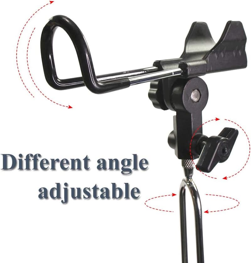 Verstellbare Rutenhalter aus Edelstahl für Angler, 2er Set