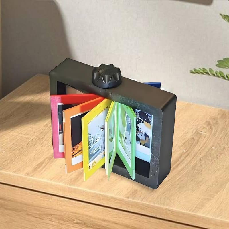 Rotierender Bilderrahmen mit 360° Drehfunktion für Paare und Freunde