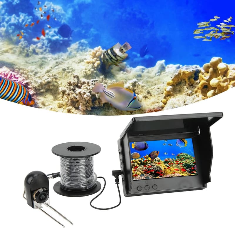 HD Unterwasser-Angelkamera mit LCD-Bildschirm und 30m Reichweite