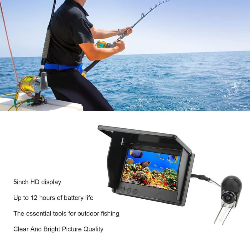 HD Unterwasser-Angelkamera mit LCD-Bildschirm und 30m Reichweite