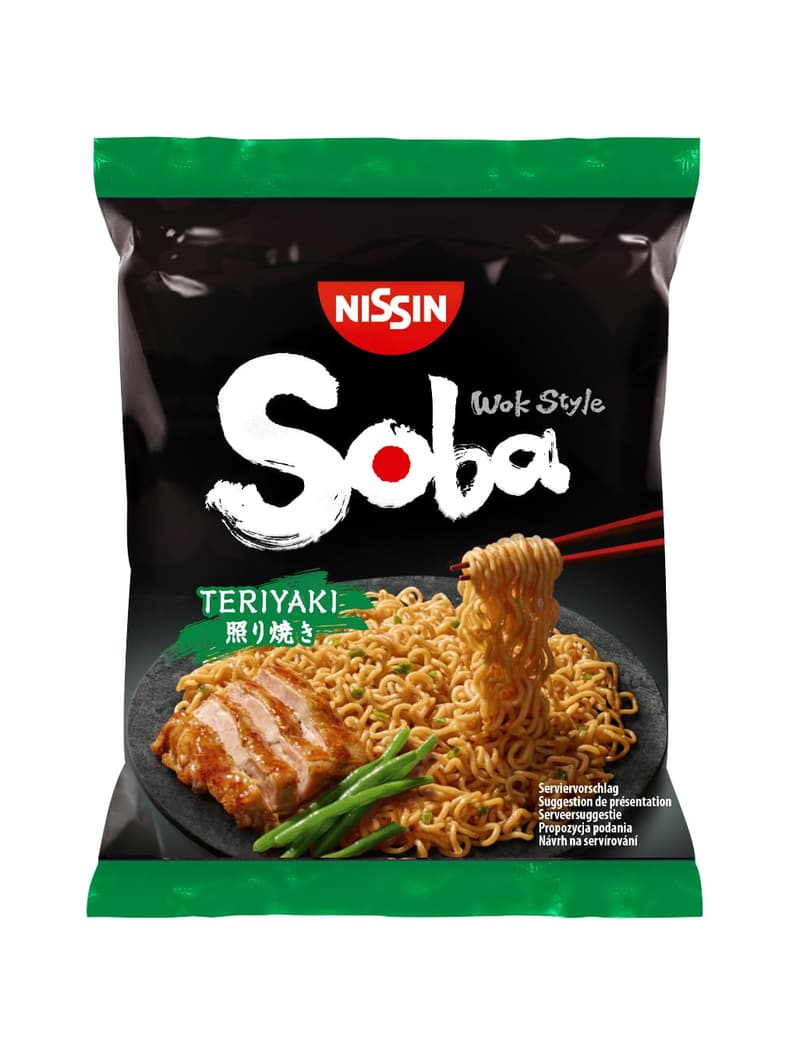 Nissin Soba Teriyaki Instant-Nudeln, 9er Pack (9 x 110 g)