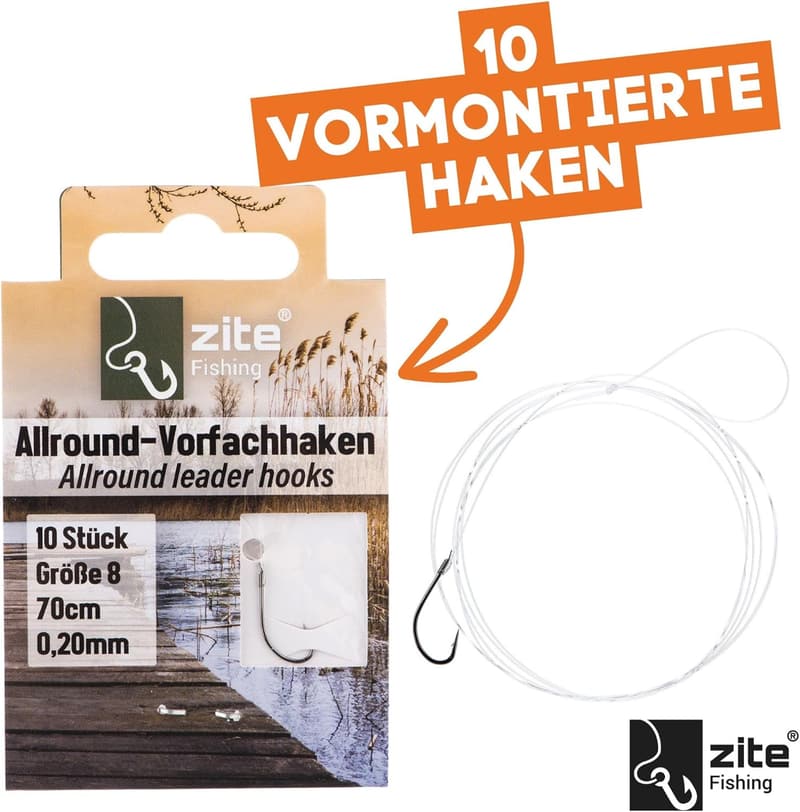 Angelzubehör Set – Tacklebox mit Blei, Posen & Haken für alle Fischarten