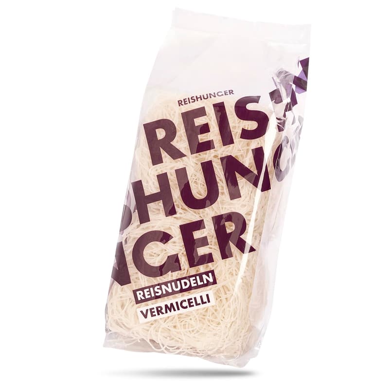 REISHUNGER Reisnudel Vermicelli 4 x 400g – Ideal für Wok-Gerichte