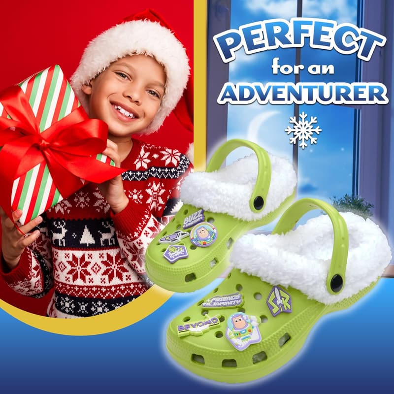 Disney Toy Story Buzz Lightyear Plüsch Hausschuhe für Jungen