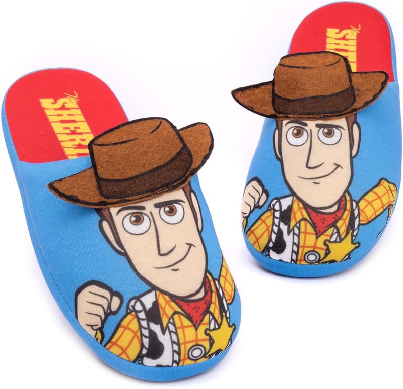 Disney Pixar Toy Story Woody 3D Polyester Pantoffeln für Jungen