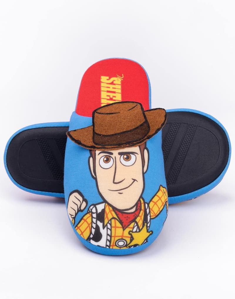 Disney Pixar Toy Story Woody 3D Polyester Pantoffeln für Jungen