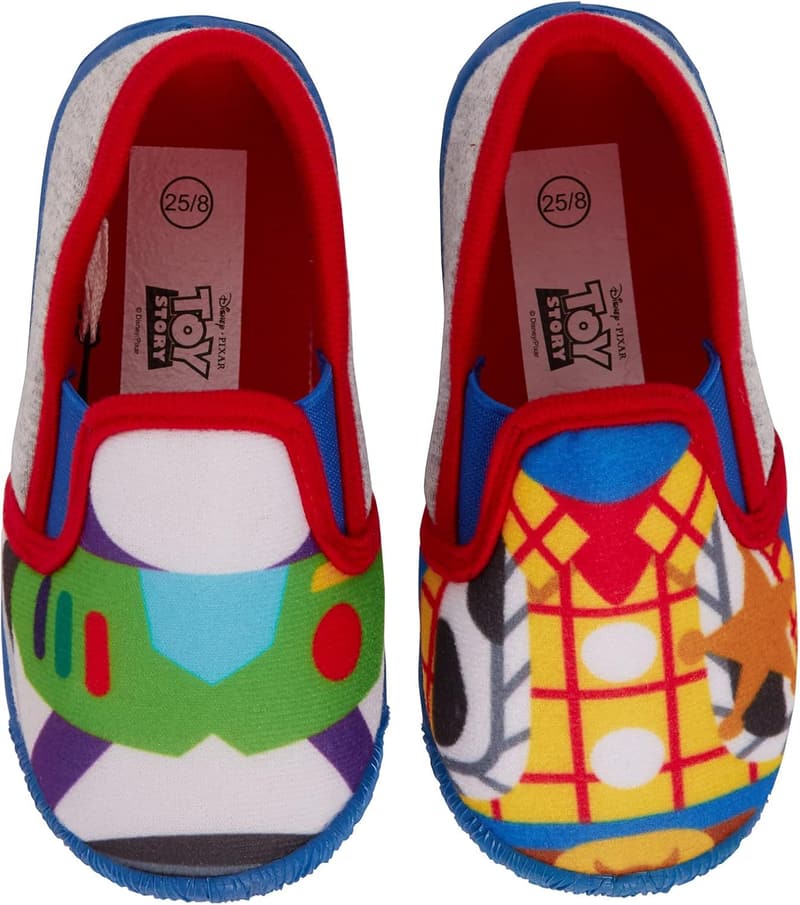 Disney Toy Story Hausschuhe für Jungen, Buzz & Woody, leicht anzulegen