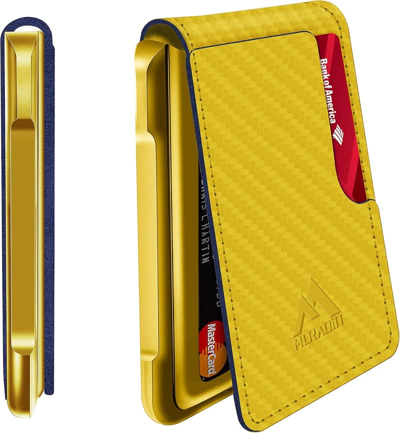 Minimalistische Herren-Bifold Geldbörse mit RFID-Schutz