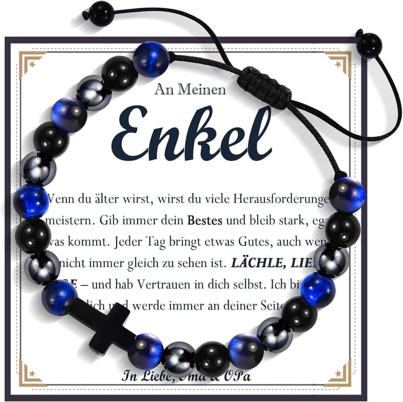 Armband für Jungen - Geschenk zum Geburtstag oder Taufe