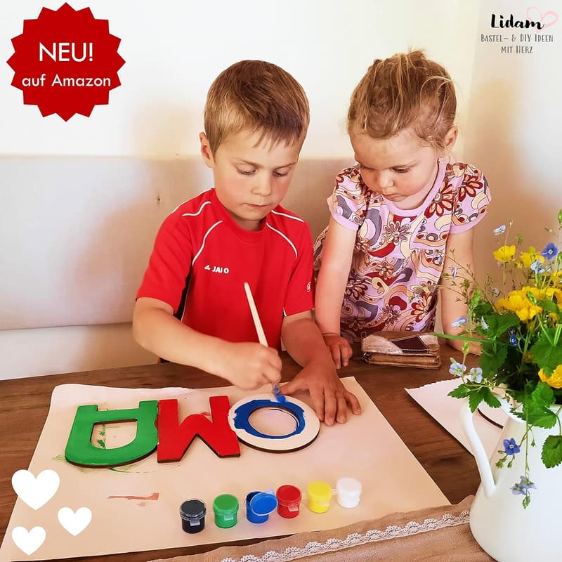 Geschenk zum Geburtstag für Opa | Holzprojekt mit Namen & Fotos