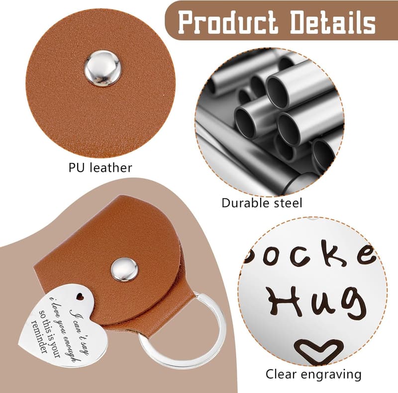 Pocket Hug Token für Fernbeziehungen – Inspirierendes Geschenk für Männer