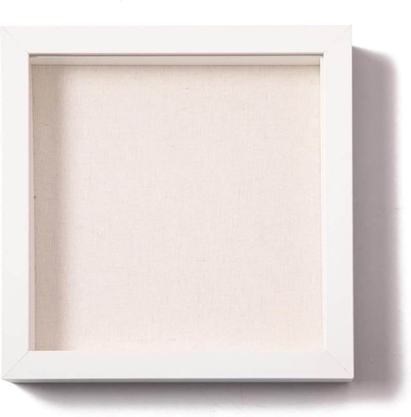 Objektrahmen Shadow Box 20x20 cm aus Holz – Kreatives Geschenk für Familie und Freunde
