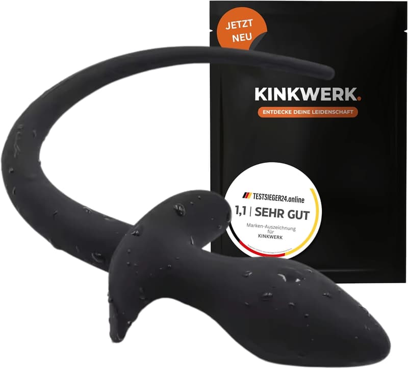 Puppy Play Analplug mit Hundeschwanz-Design, flexibel und komfortabel