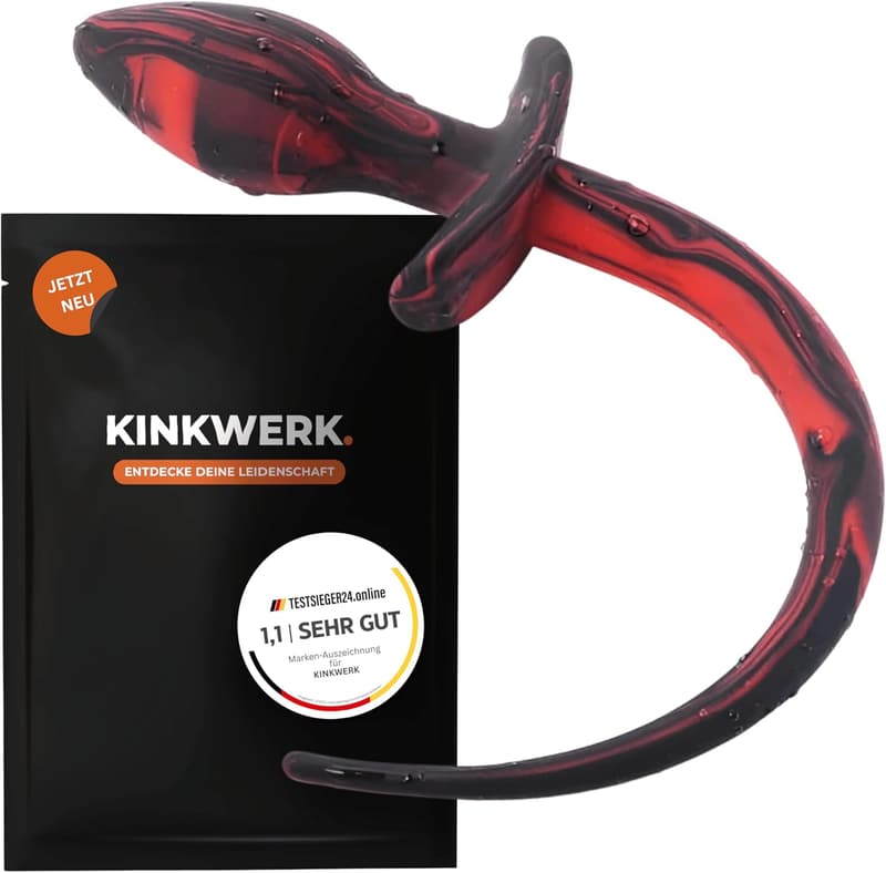 KINKWERK Analplug für Puppy Play | Flexibel und bequem | BDSM-Spielzeug