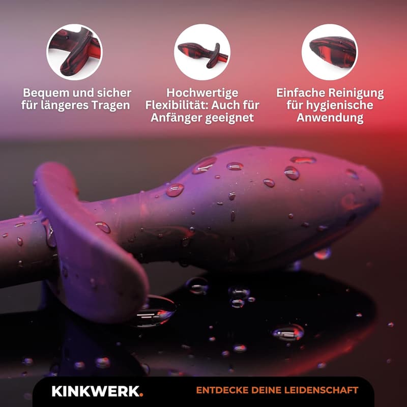 KINKWERK Analplug für Puppy Play | Flexibel und bequem | BDSM-Spielzeug