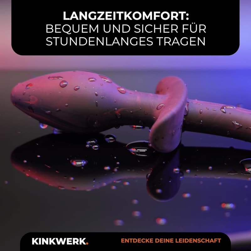 KINKWERK Analplug für Puppy Play | Flexibel und bequem | BDSM-Spielzeug