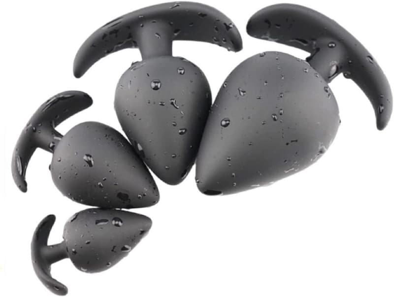 Analplug-Set mit Sicherheitsgriff – Prostata- und G-Punkt-Massager für Frauen