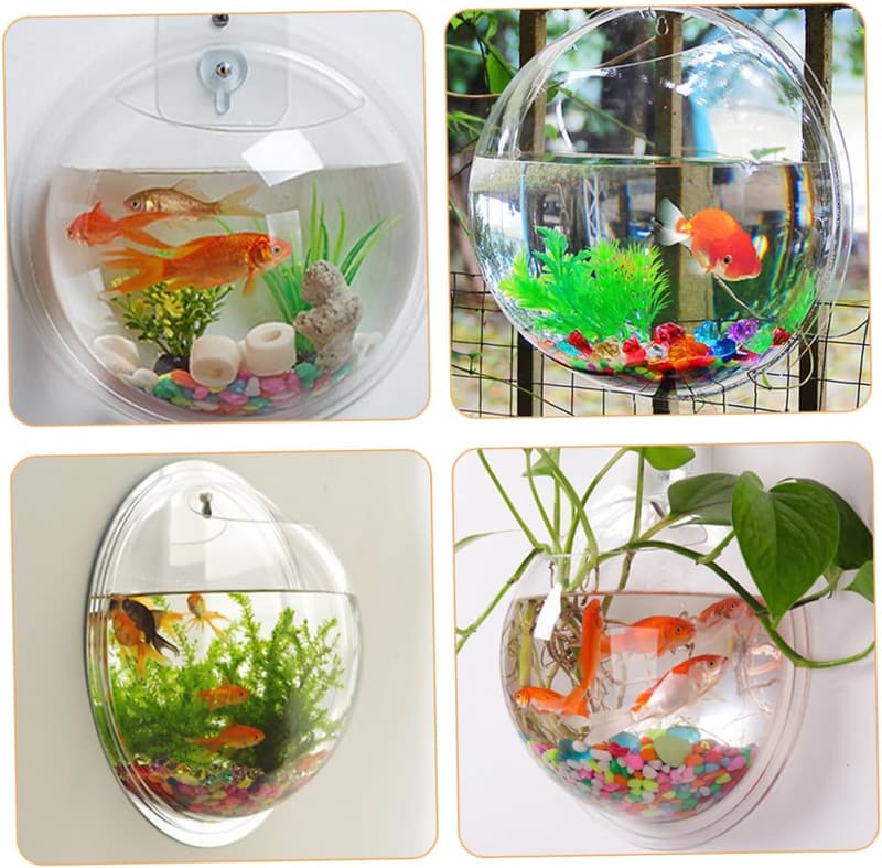 Kreative Wanddekor-Vase aus klarem Acryl für Pflanzenhalter