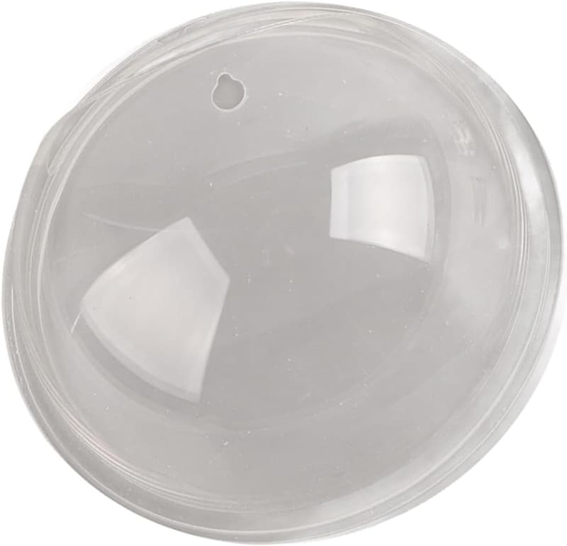 Transparente Acryl-Fischschüssel für Wandmontage – 15 cm Deko für Wohnzimmer und Büro