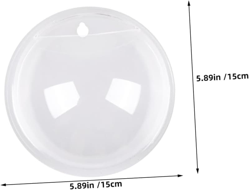 Wandmontiertes Aquarium aus transparentem Acryl für Betta-Fische