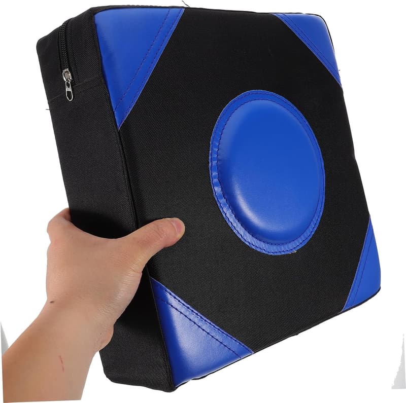 Wand-Ziel für Kinderboxen aus PU-Leder in Blau