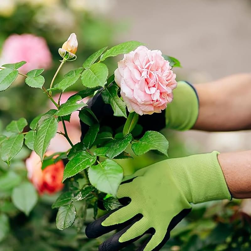 3 Paare Gartenhandschuhe mit Superior Grip für Männer und Frauen