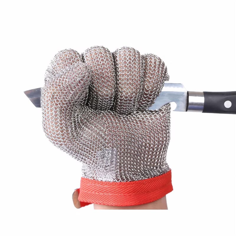 Edelstahlhandschuhe GL08 M – Schnittfester Schutz für Arbeiten