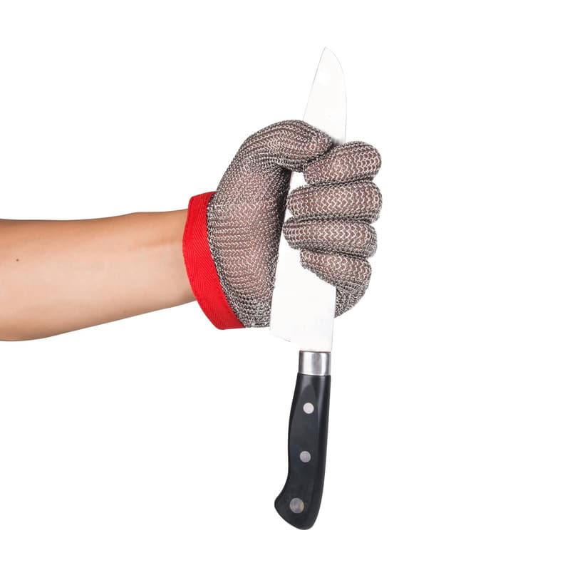 Edelstahlhandschuhe GL08 M – Schnittfester Schutz für Arbeiten
