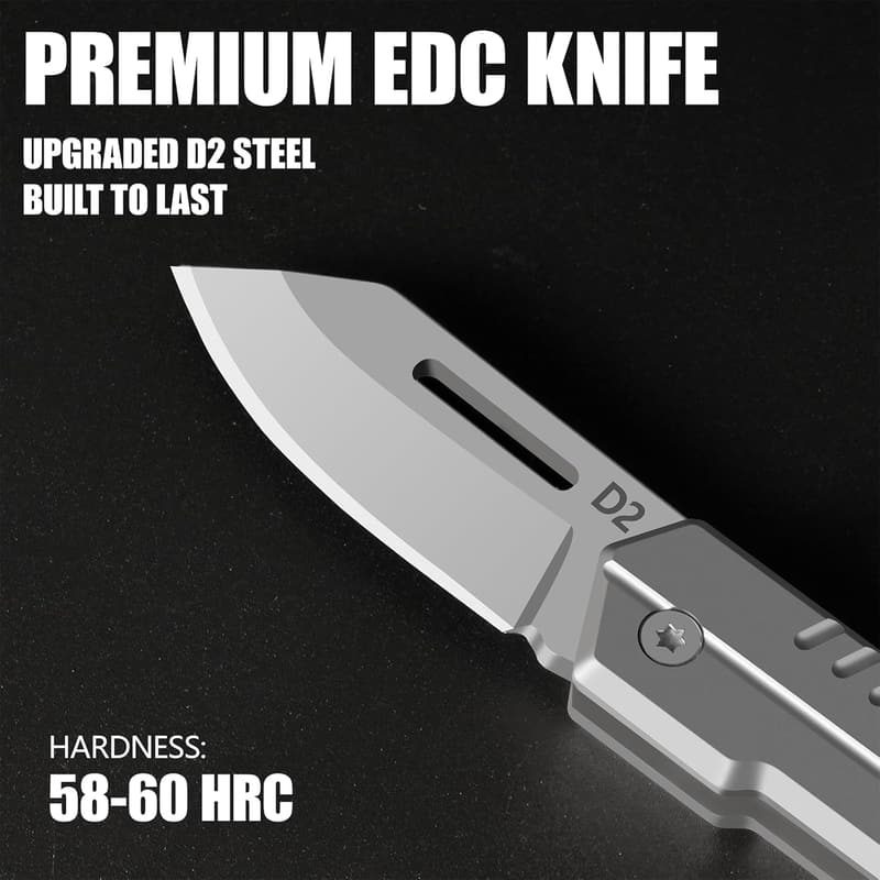 Mini Taschenmesser für Männer – Leichtes EDC Messer für Outdoor-Aktivitäten