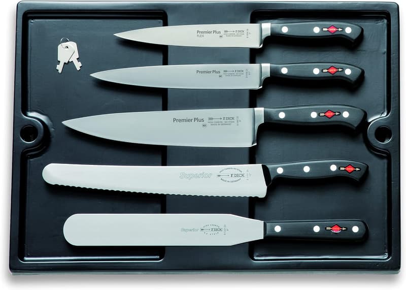 F. DICK 17-teiliges Kochmesser-Set im Koffer für Profiköche
