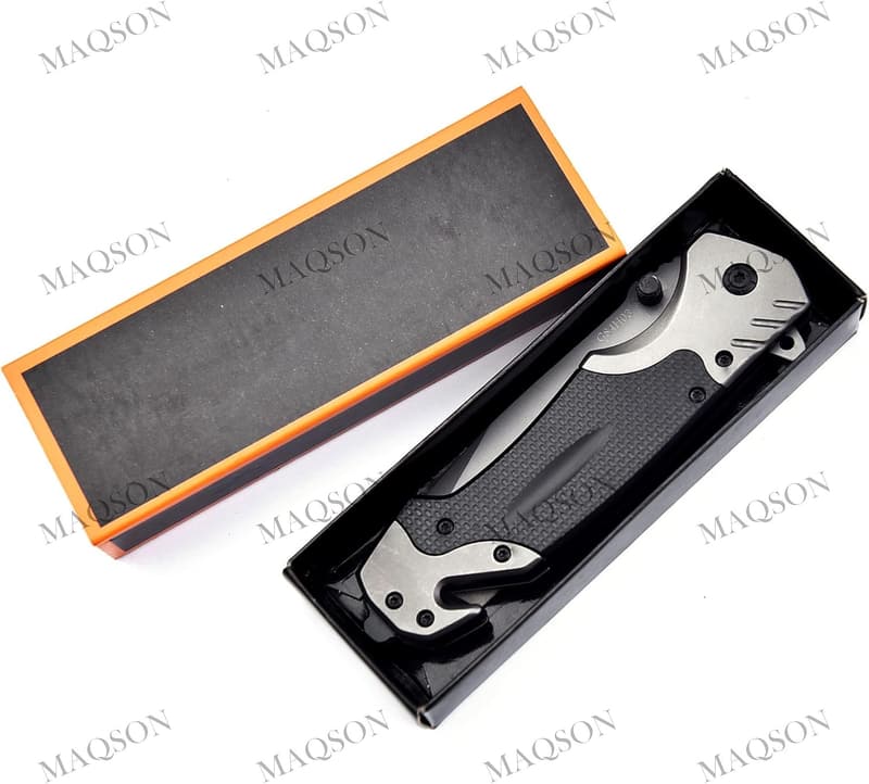 Outdoor-Taschenmesser mit Glasbrecher und Gurtschneider