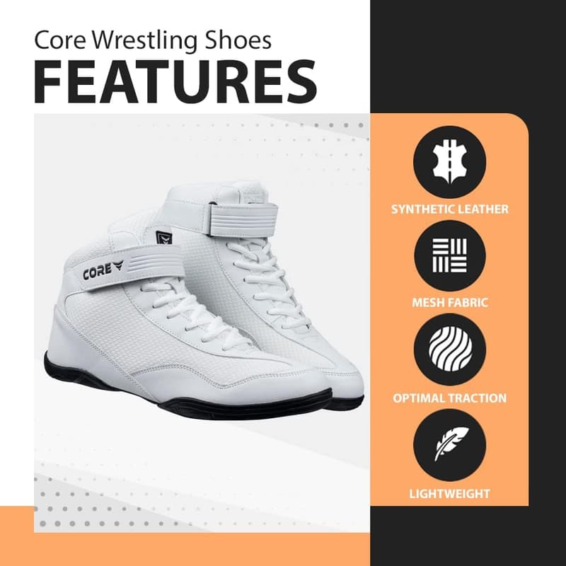 Rutschfeste Trainingsschuhe für Herren, Damen und Kinder – CORE Ringerschuhe