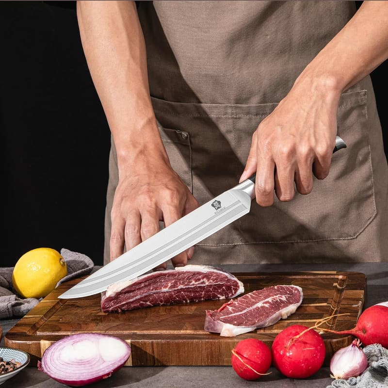 Professionelles Tranchiermesser 20,5 cm aus Edelstahl mit ergonomischem Griff