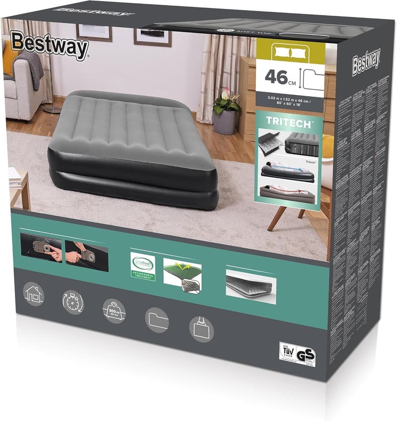 Bestway Premium Plus Luftbett mit integrierter Pumpe