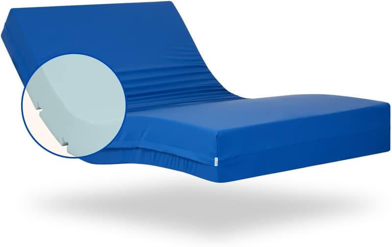 Geriatrische Gelenkmatratze mit 15 cm HR-Schaumstoff, wasserdicht (90x200)
