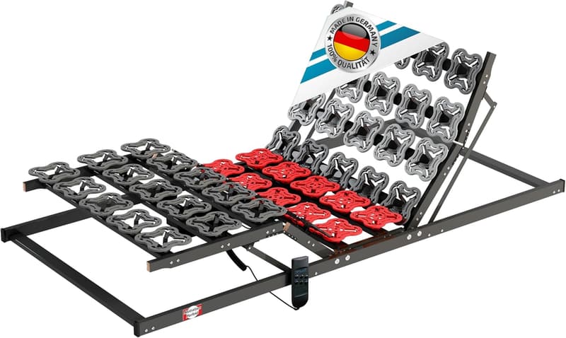Elektrischer 5-Zonen Tellermotorrahmen Terra Med T-Flex – 140 x 200 cm, bis 200 kg belastbar