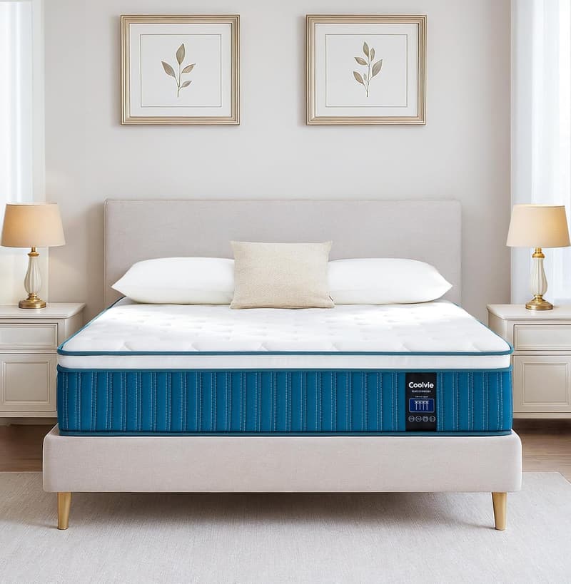 Orthopädische 7-Zonen Taschenfederkernmatratze 90x200 cm für Kinder und Erwachsene