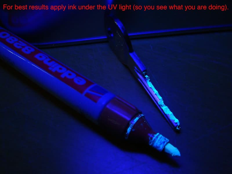 edding 8280 UV-Marker mit Rundspitze (3er Set)