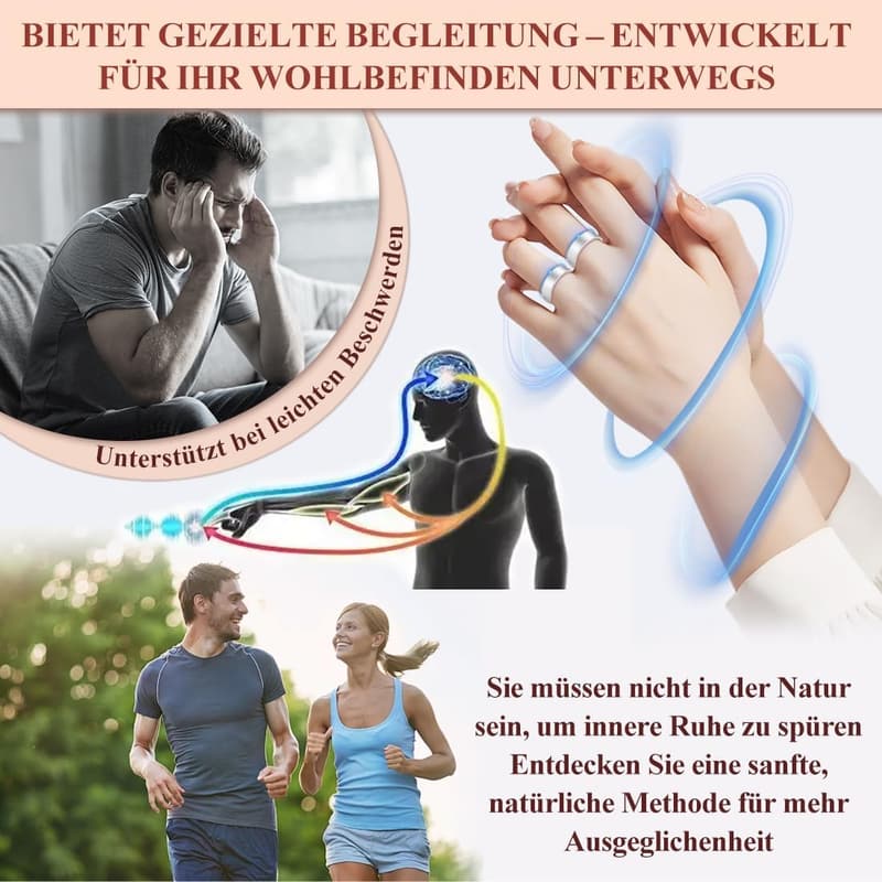 Einstellbare Kupfer Magnetringe für Männer und Frauen mit Geschenkbox