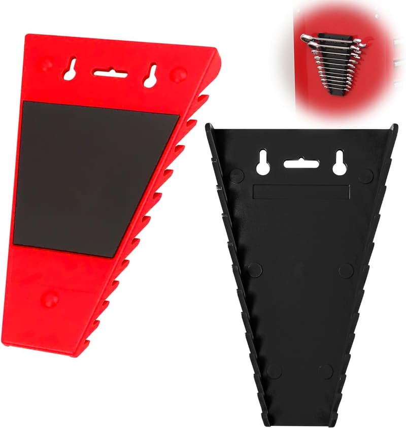 Magnetischer Werkzeughalter für Maul- und Ringschlüssel, 2 Stück