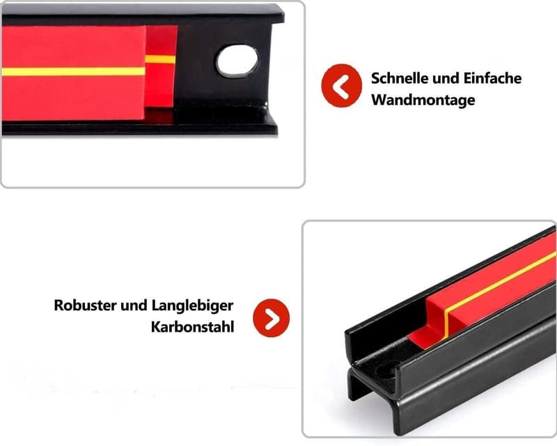 Werkzeug Magnetleiste Set 46 cm für die Werkstatt - inkl. Montagematerial