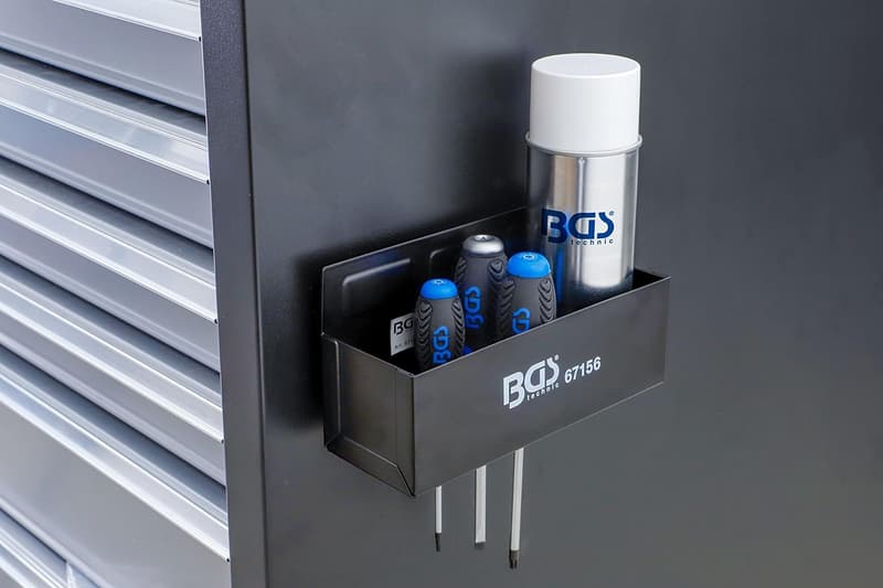 Magnetische Spraydosen-Ablage mit 6 starken Magneten, 210 x 75 x 70 mm