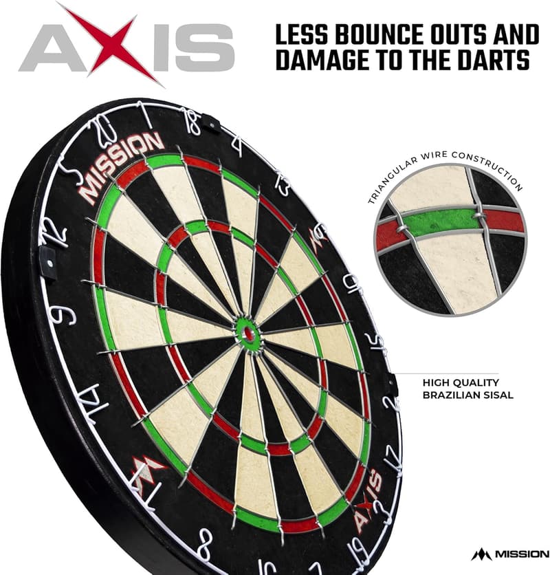 Dartset mit Dartscheibe und 2 Dartsets für Spieler