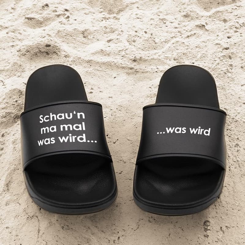 Badelatschen Unisex – Rutschfeste Pantoletten für den Urlaub